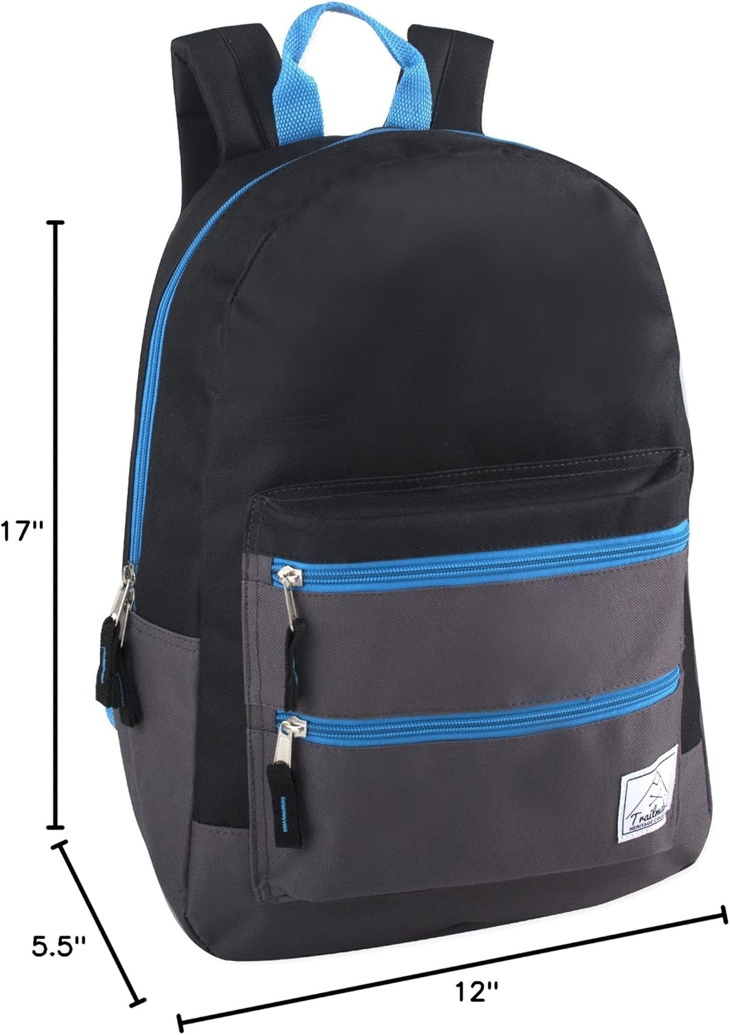 Trail maker Multi Pocket Multicolor Backpack with Adjustable Padded Straps - Image 9